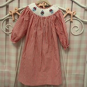 Classic Southern Smocks chinoiserie dress - 5